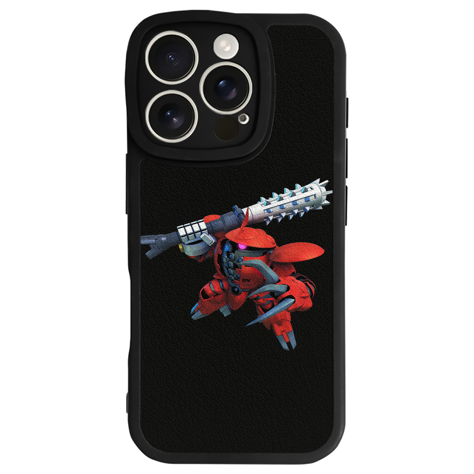（画像用） 機動戦士ガンダム Mobile Suit Gundam 【iPhone 16シリーズ対応】シリコンスマホケース（レザー調） 材質：シリコン